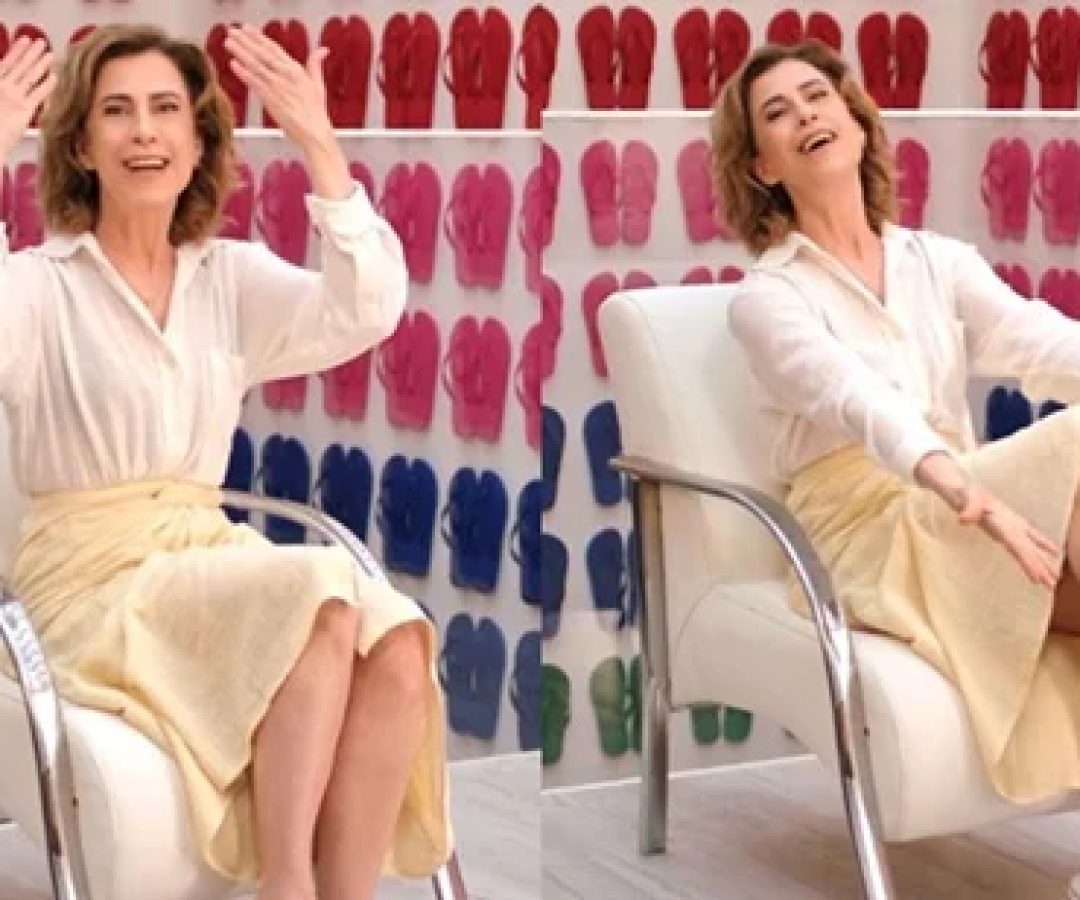 Direita critica comercial de Havaianas com Fernanda Torres e pede boicote