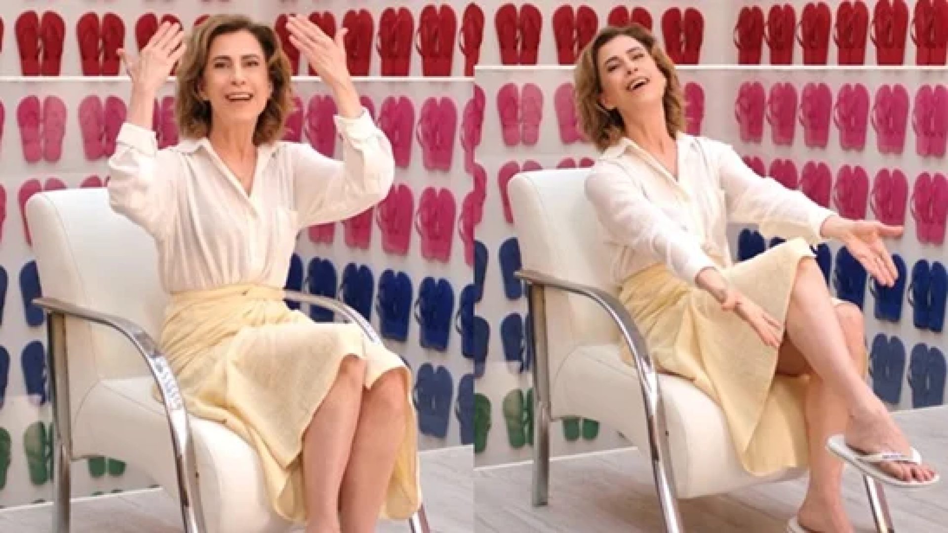 Direita critica comercial de Havaianas com Fernanda Torres e pede boicote