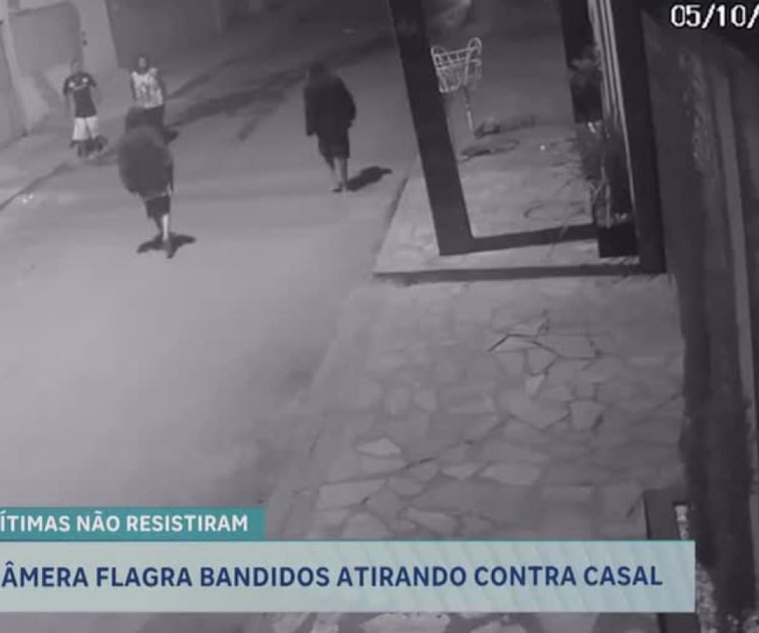 Câmeras flagram casal sendo morto a tiros em Águas Lindas de Goiás – Noticias R7