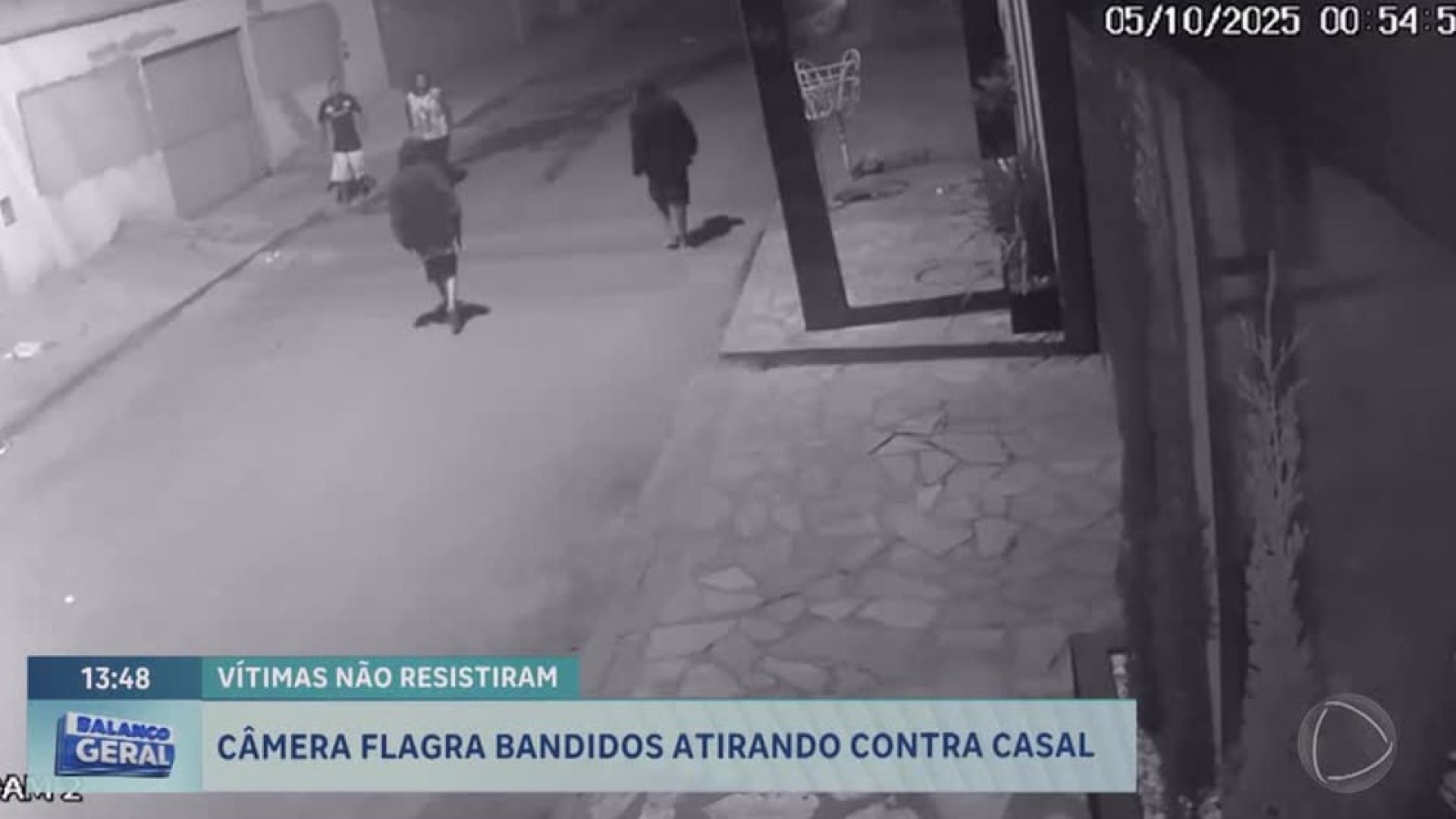 Câmeras flagram casal sendo morto a tiros em Águas Lindas de Goiás – Noticias R7