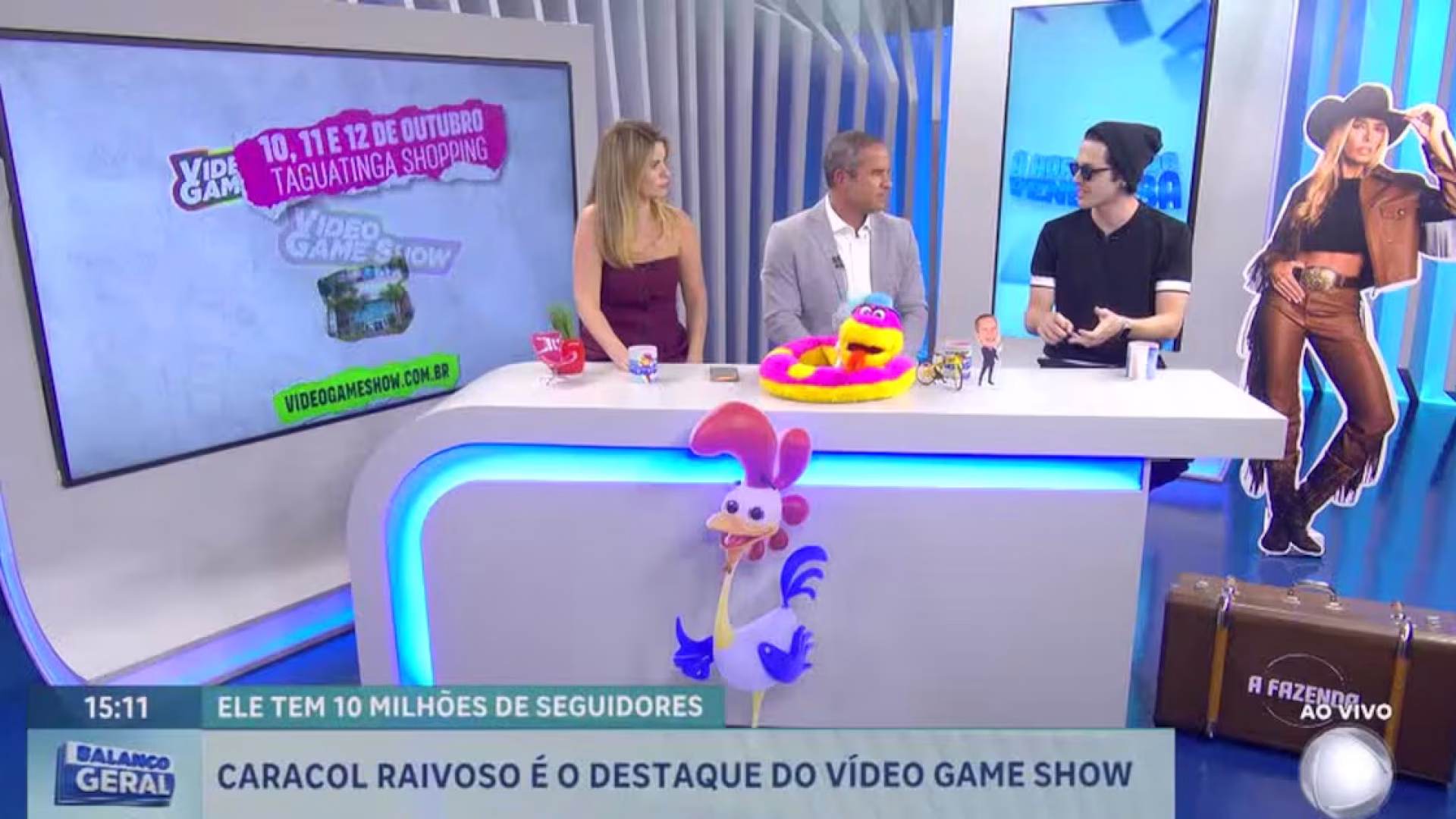 Criador de conteúdo Caracol Raivoso é destaque no evento ‘Vídeo Game Show’, no DF – Noticias R7