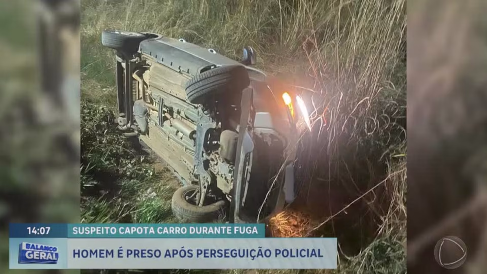 Homem é preso após capotar carro roubado durante perseguição policial no DF – Noticias R7