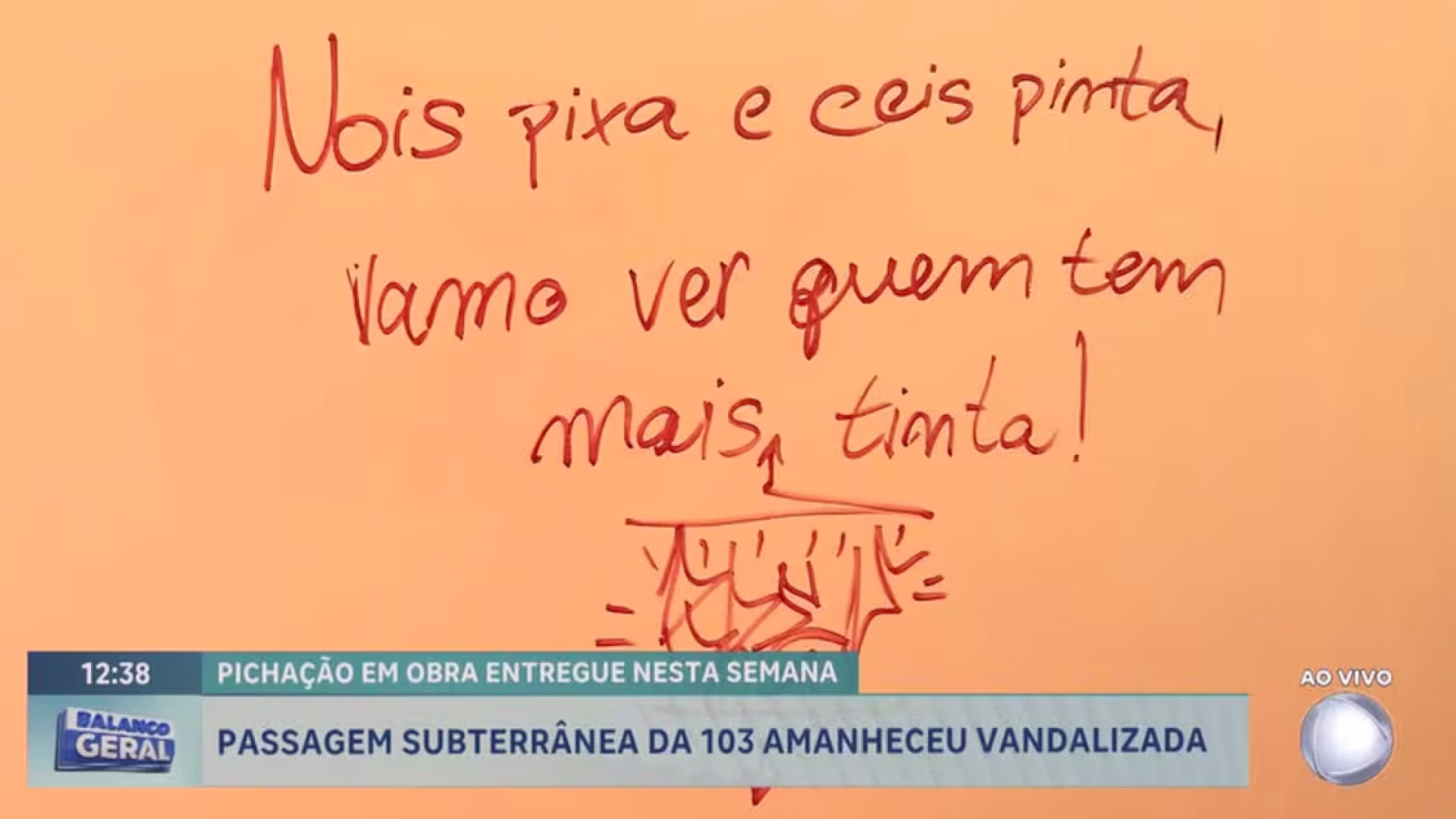 Passagem subterrânea da Asa Norte, em Brasília é vandalizada após reformas – Noticias R7