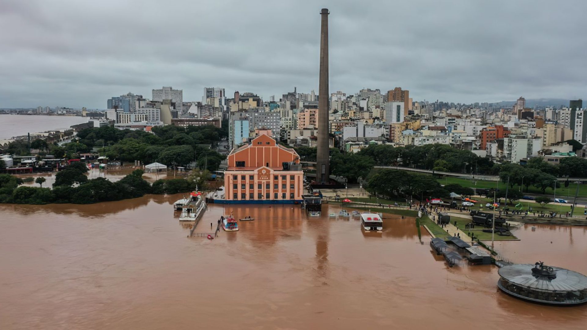 Rio Guaíba pode atingir cota de alerta até sexta-feira em Porto Alegre