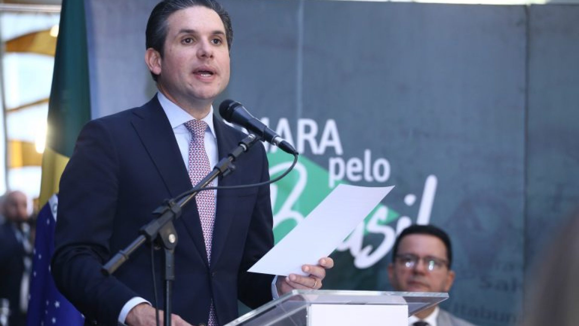 Lançamento oficial. Presidente da Câmara dos Deputados, Hugo Motta (REPUBLICANOS - PB)
