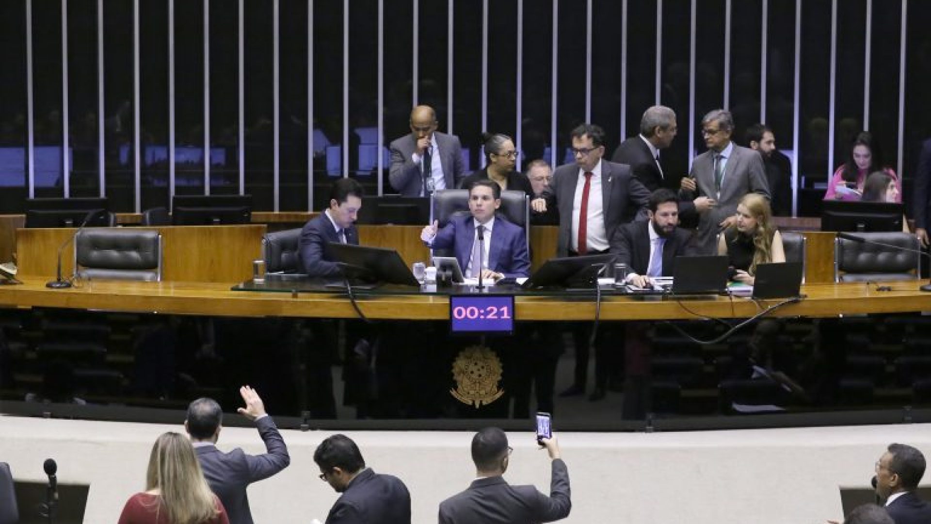 Discussão e votação de propostas legislativas. Presidente da Câmara dos Deputados, Hugo Motta (REPUBLICANOS - PB)
