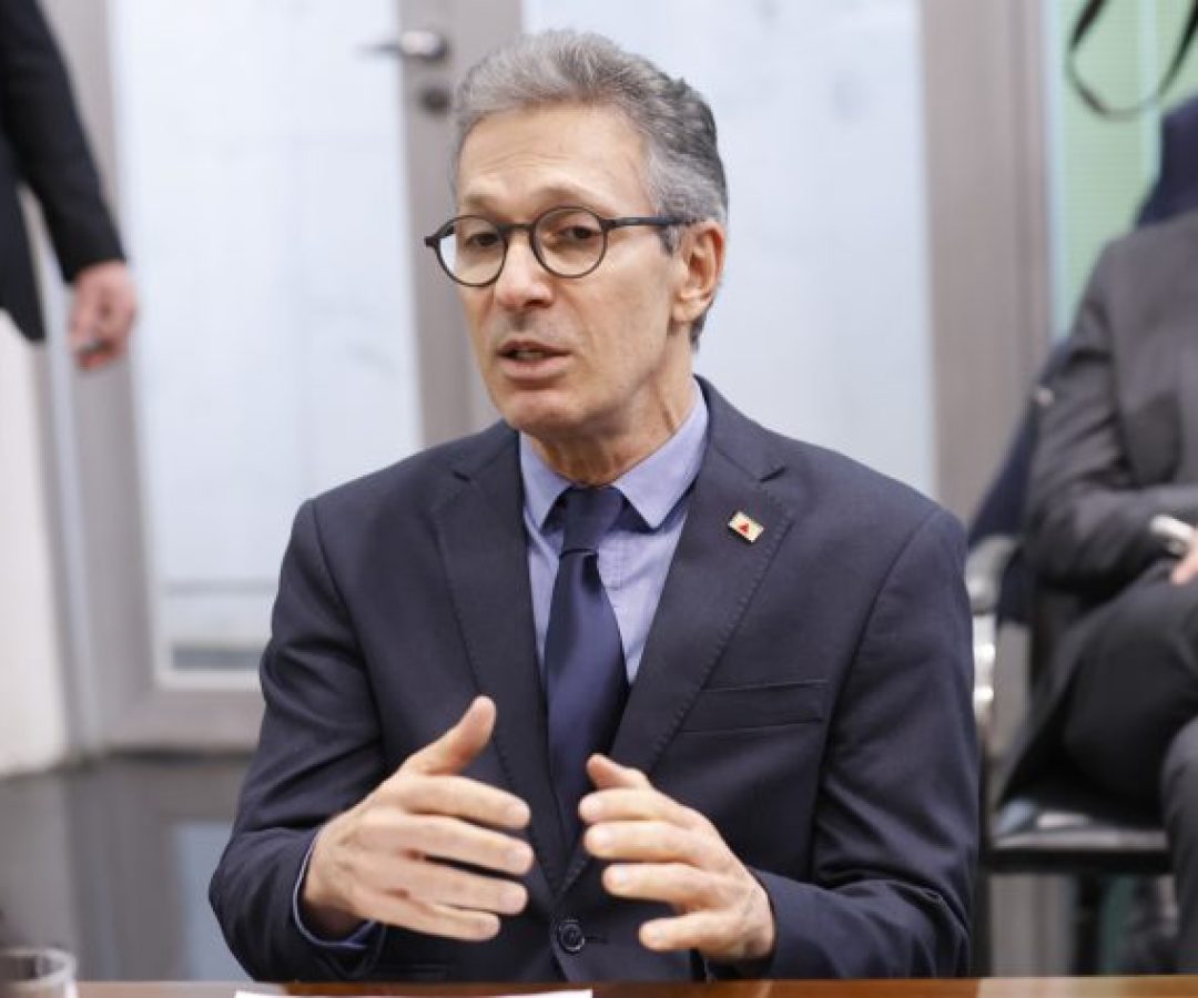 Reunião com governadores sobre o Marco Legal do Combate ao Crime Organizado. Governador do Estado de Minas Gerais, Romeu Zema