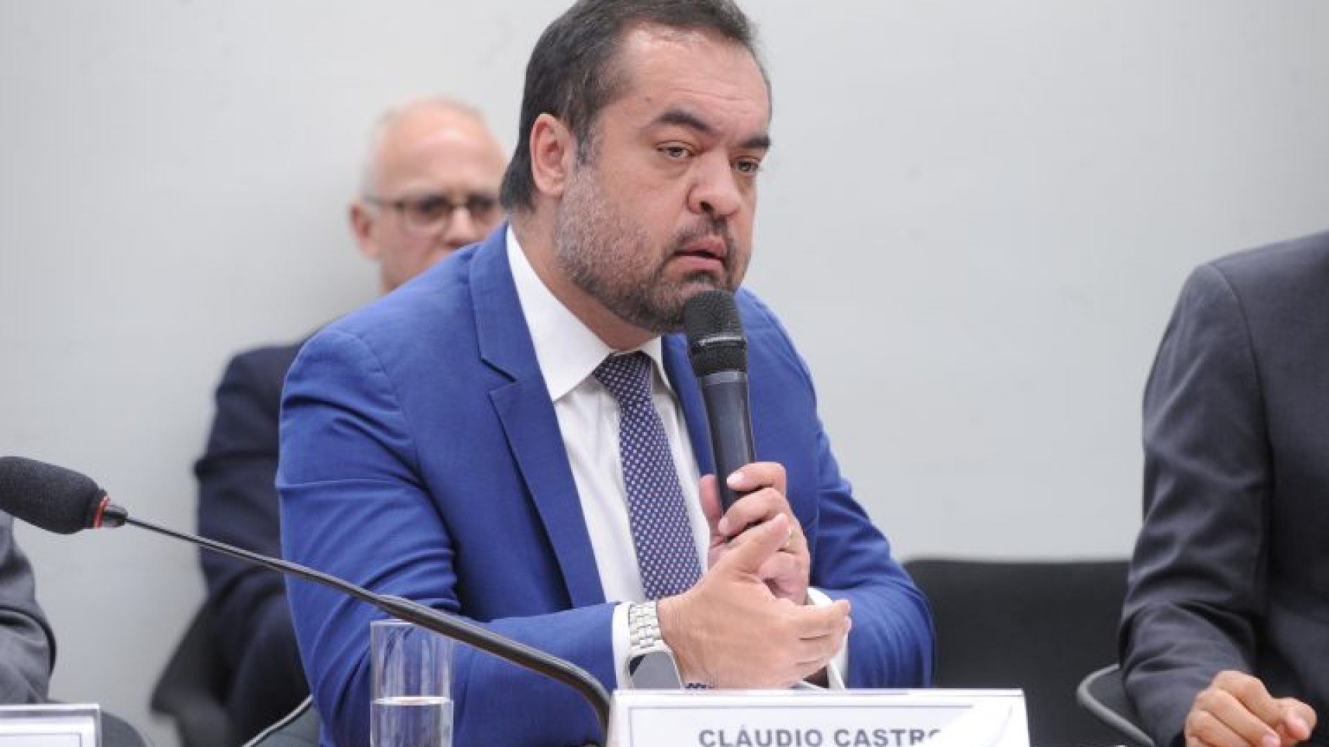 Audiência Pública - Competências da união dos estados do Distrito Federal e dos municípios relativas à segurança pública. Governador do Estado do Rio de Janeiro, Cláudio Castro