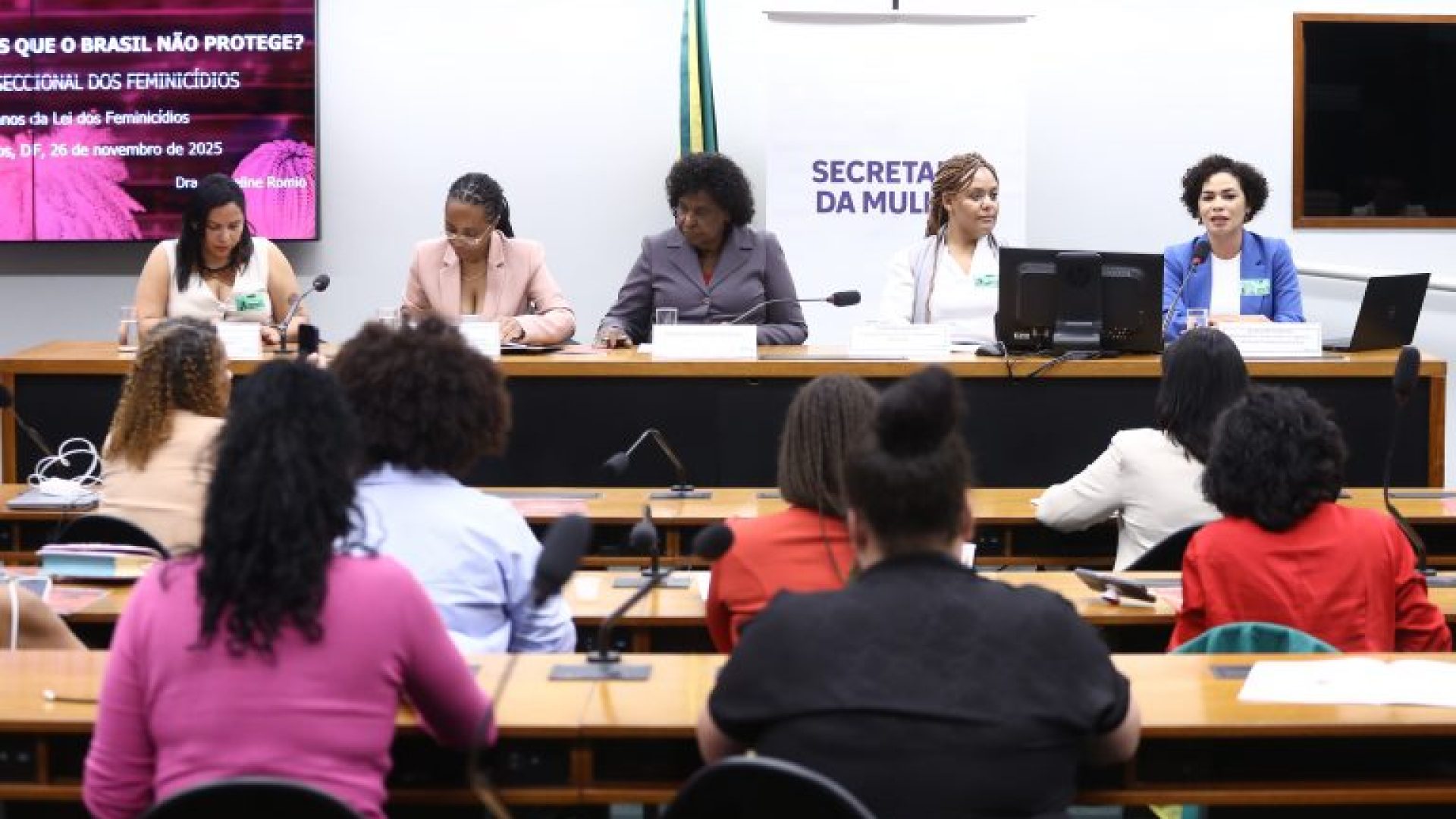 Seminário: Lançamento da pesquisa "Quem são as mulheres que o Brasil não protege? Uma análise interseccional dos feminicídios”.