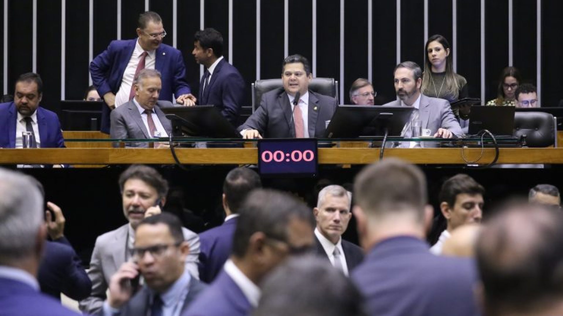 Votação de vetos presidenciais e PLN. Presidente do Senado Federal, Davi Alcolumbre (UNIÃO - AP)