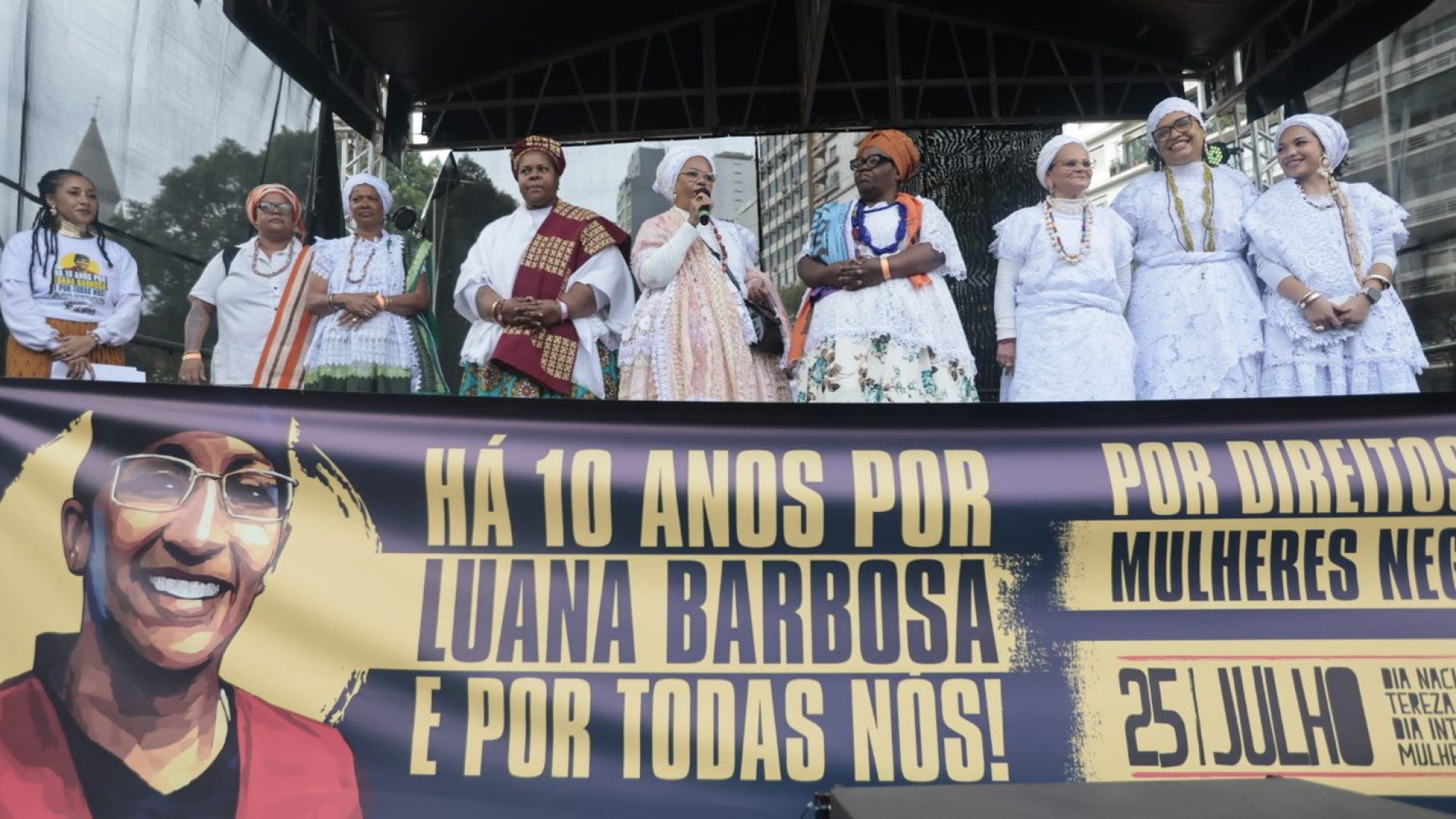 Homenagem a Luana Barbosa marca a 11ª Marcha das Mulheres Negras em SP