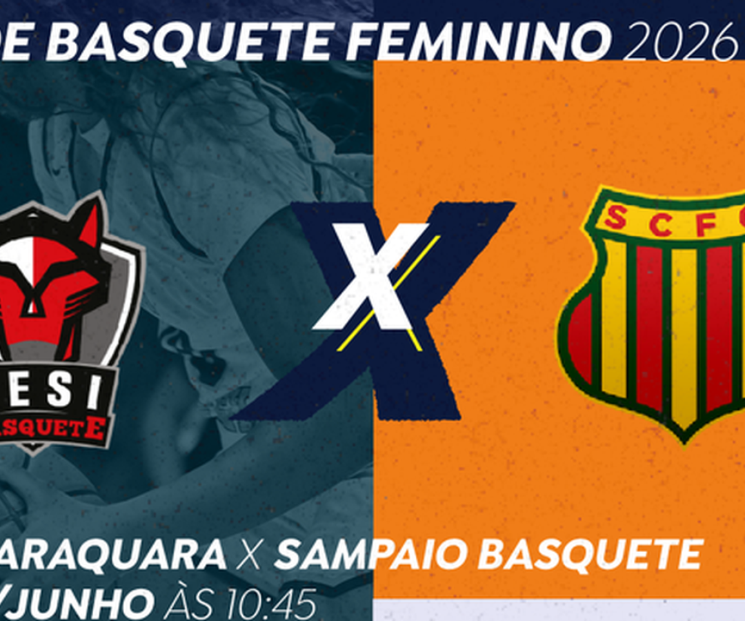 TV Brasil transmite Sesi Araraquara x Sampaio Basquete neste domingo