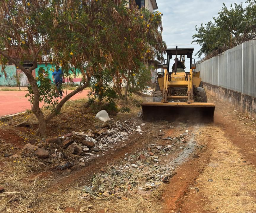 Força-tarefa faz mutirão de limpeza em Ceilândia