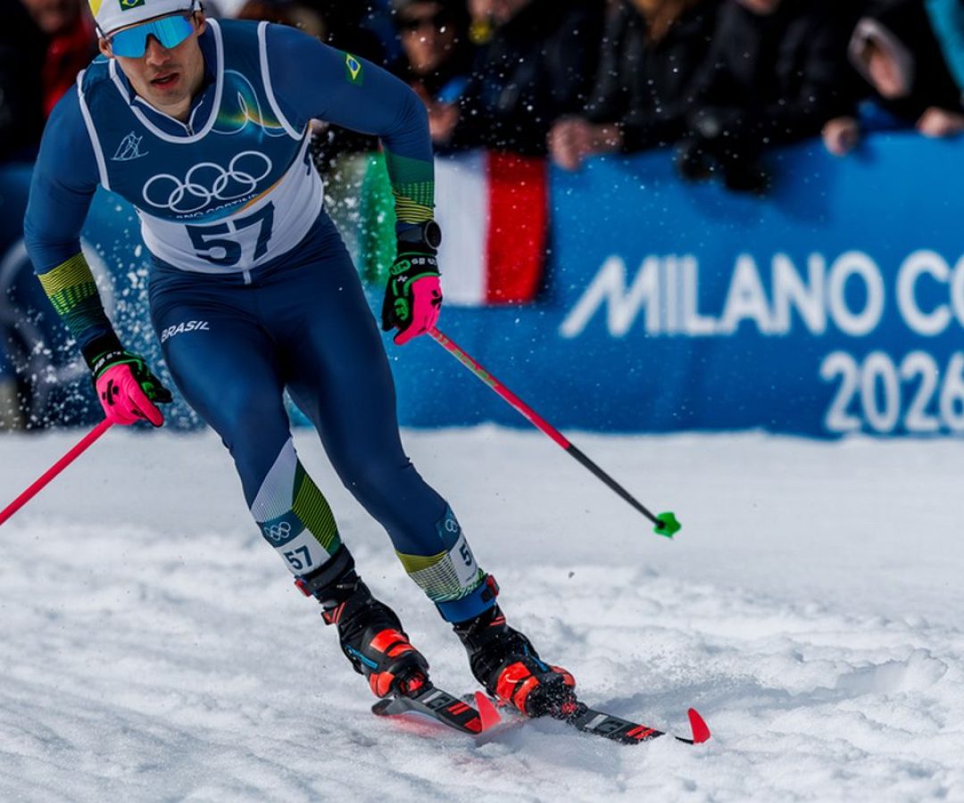 Brasil estreia no esqui cross-country, mas não se classifica à final