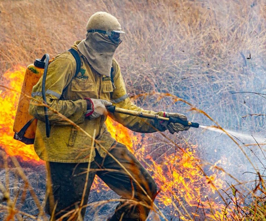 Raios provocam novo foco de incêndio na Chapada dos Veadeiros