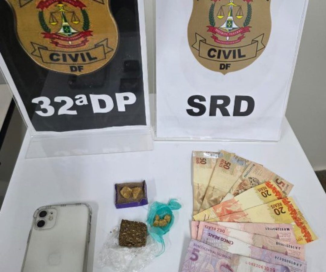 PCDF prende traficante em flagrante em Samambaia Sul