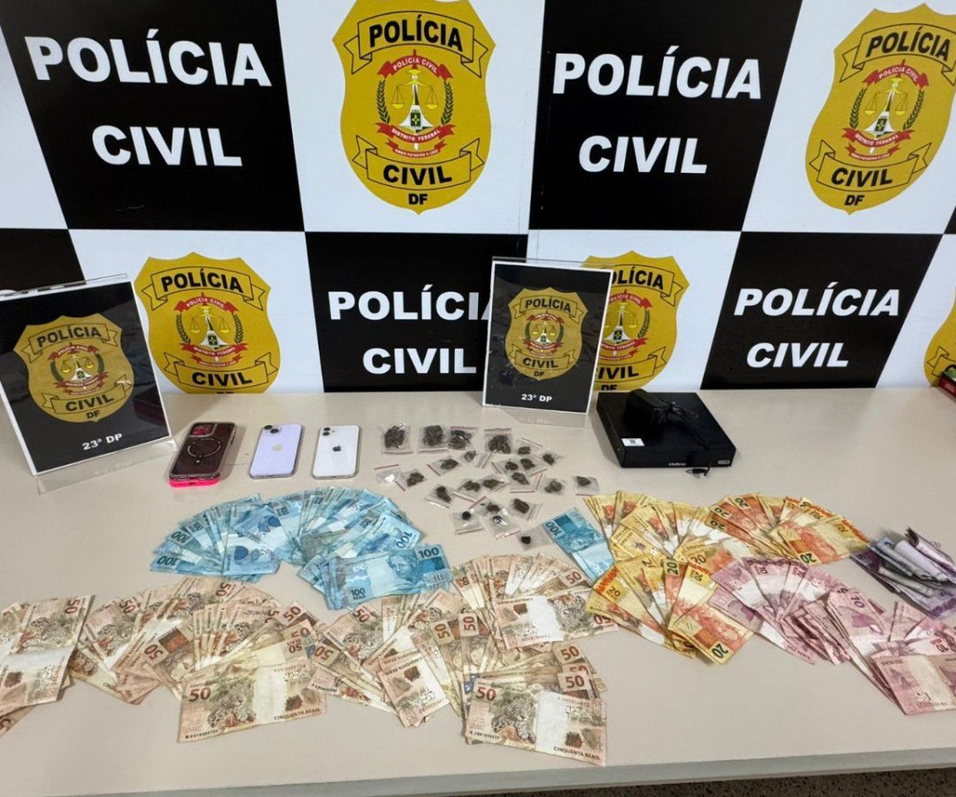 PCDF prende casal em flagrante por tráfico de drogas no Sol Nascente