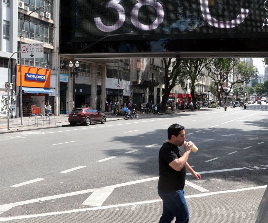 Temperatura em São Paulo chega a 37,2ºC e bate recorde para dezembro