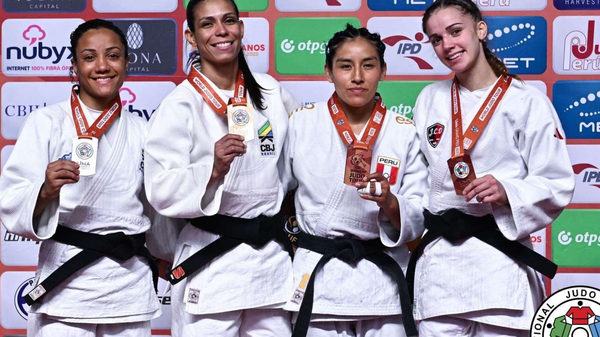 Judocas brasileiras levam 4 medalhas no 1º dia do Grand Prix de Lima