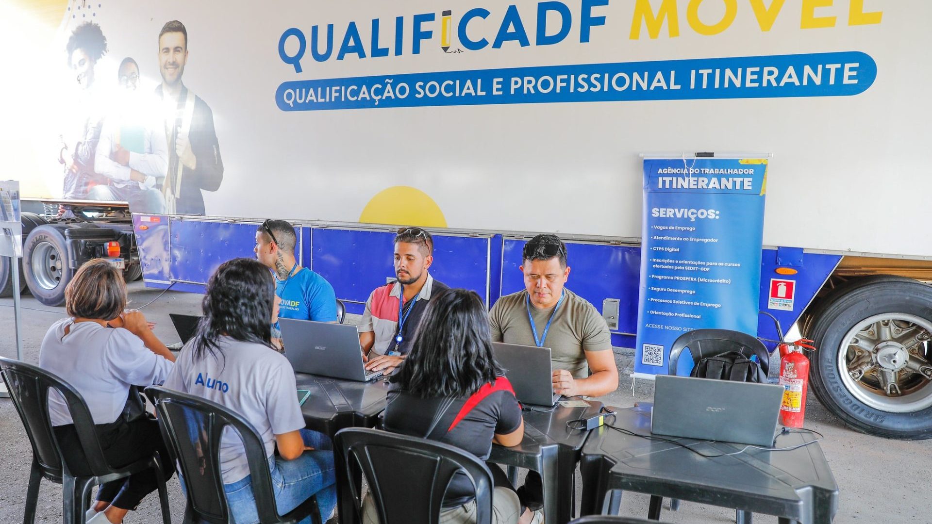 QualificaDF Móvel abre 1.266 vagas para cursos gratuitos