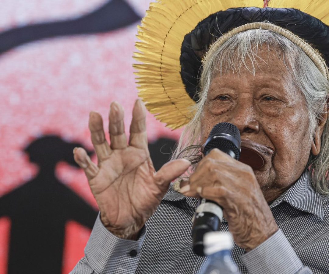 Ao encerrar Cúpula dos Povos, Cacique Raoni pede que luta continue