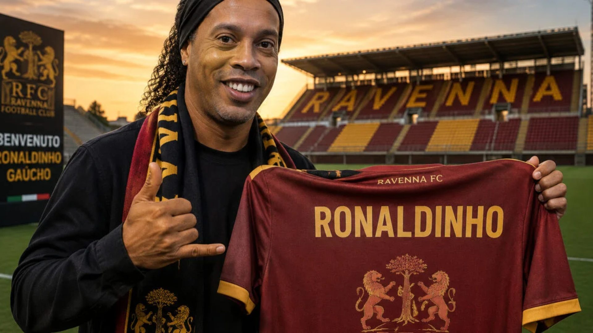 “Ronaldinho Gaúcho é acionista do Ravenna e volta aos campos”