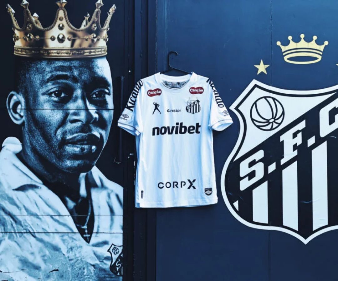 Santos, Umbro e NR Sports se unem em collab com protagonismo da Pelé Brand