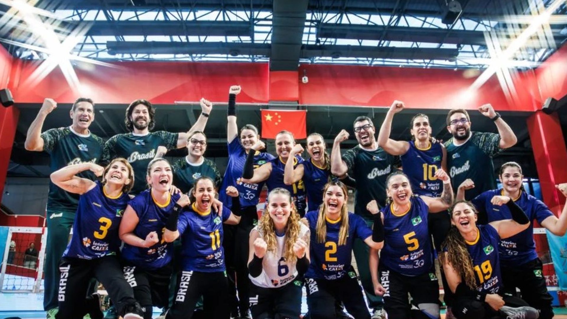 Brasil vence anfitriã China e vai à final do Mundial de vôlei sentado