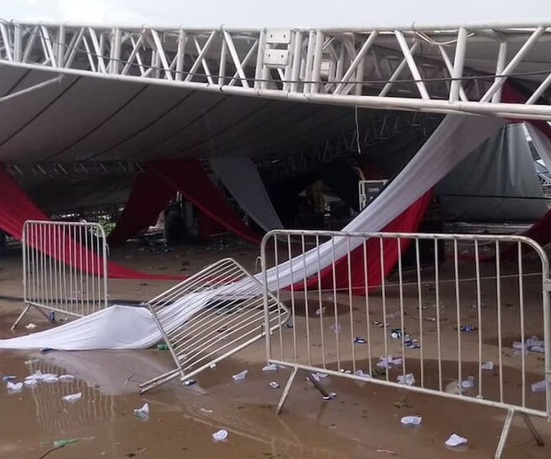SP: Uma pessoa morre e 40 se ferem em queda de estrutura durante festa