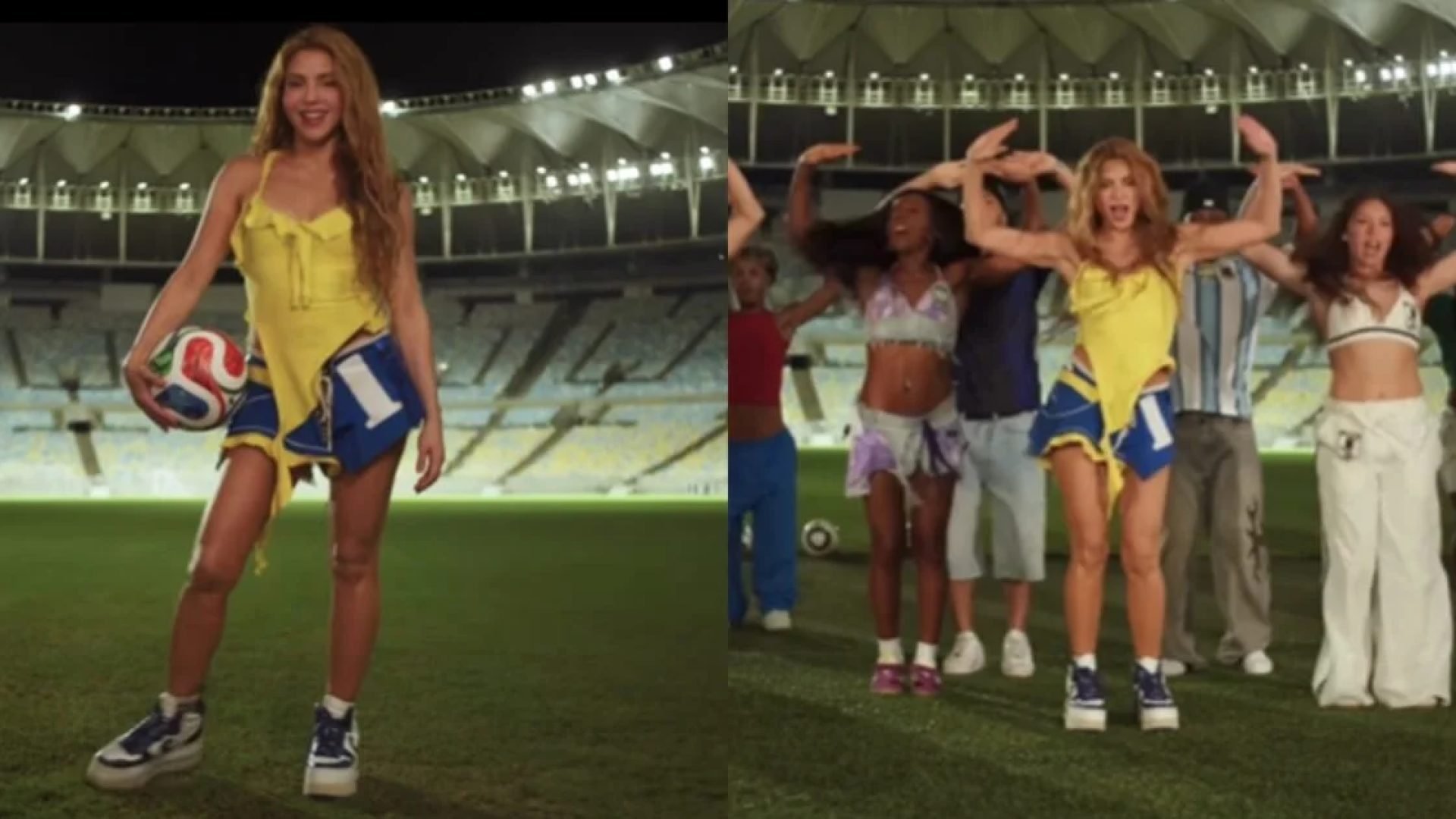 Shakira lança música da Copa do Mundo 2026 com clipe gravado no Maracanã; assista