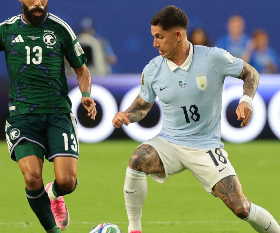 Uruguai arranca 1 a 1 com Arábia Saudita em estreia do Grupo H da Copa