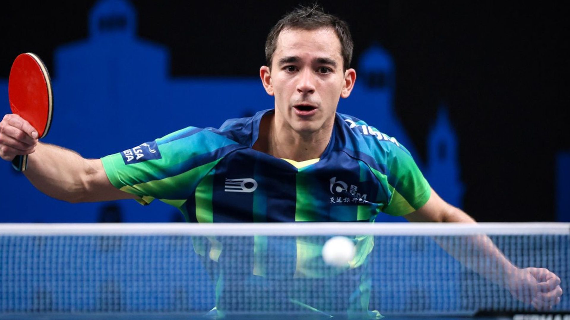 Calderano é eliminado por Lebrun na estreia de simples do WTT Finals