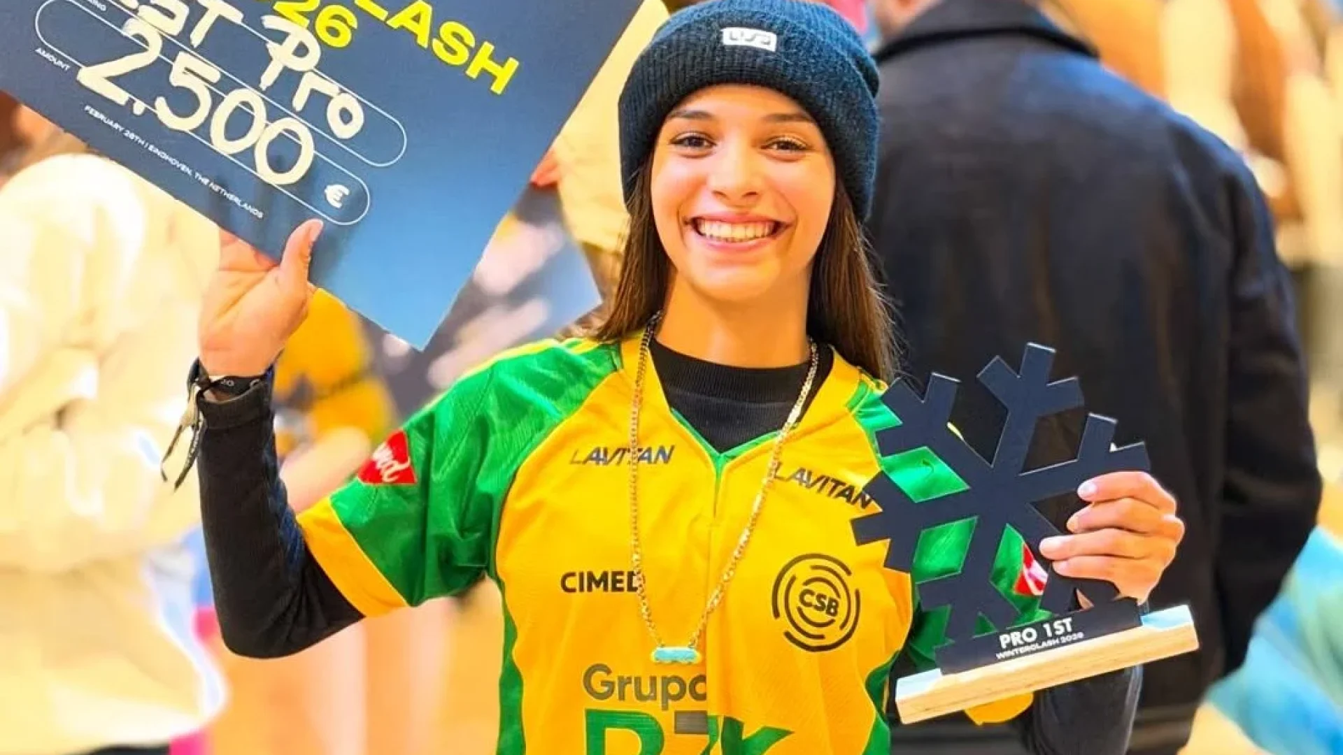 Julika conquista o 1º lugar na maior competição de patins do mundo